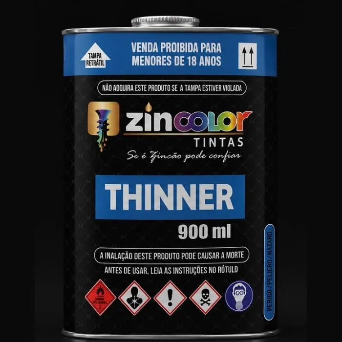 Thinner P/limpeza 900ML Zincolor