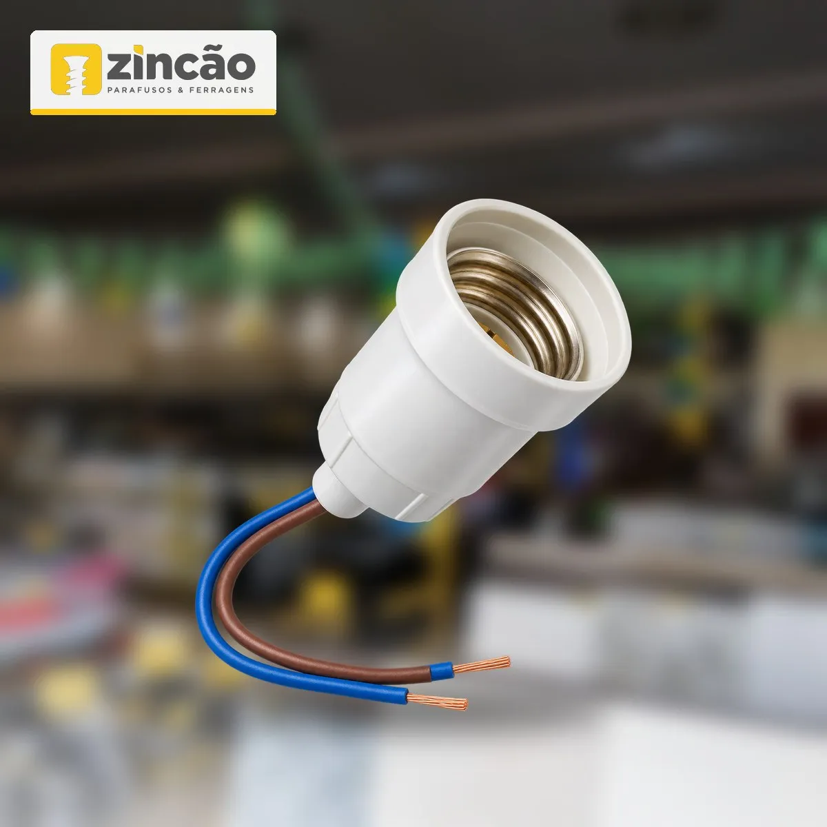 Bocal PR E27 Pend C/ Rabicho Fertak