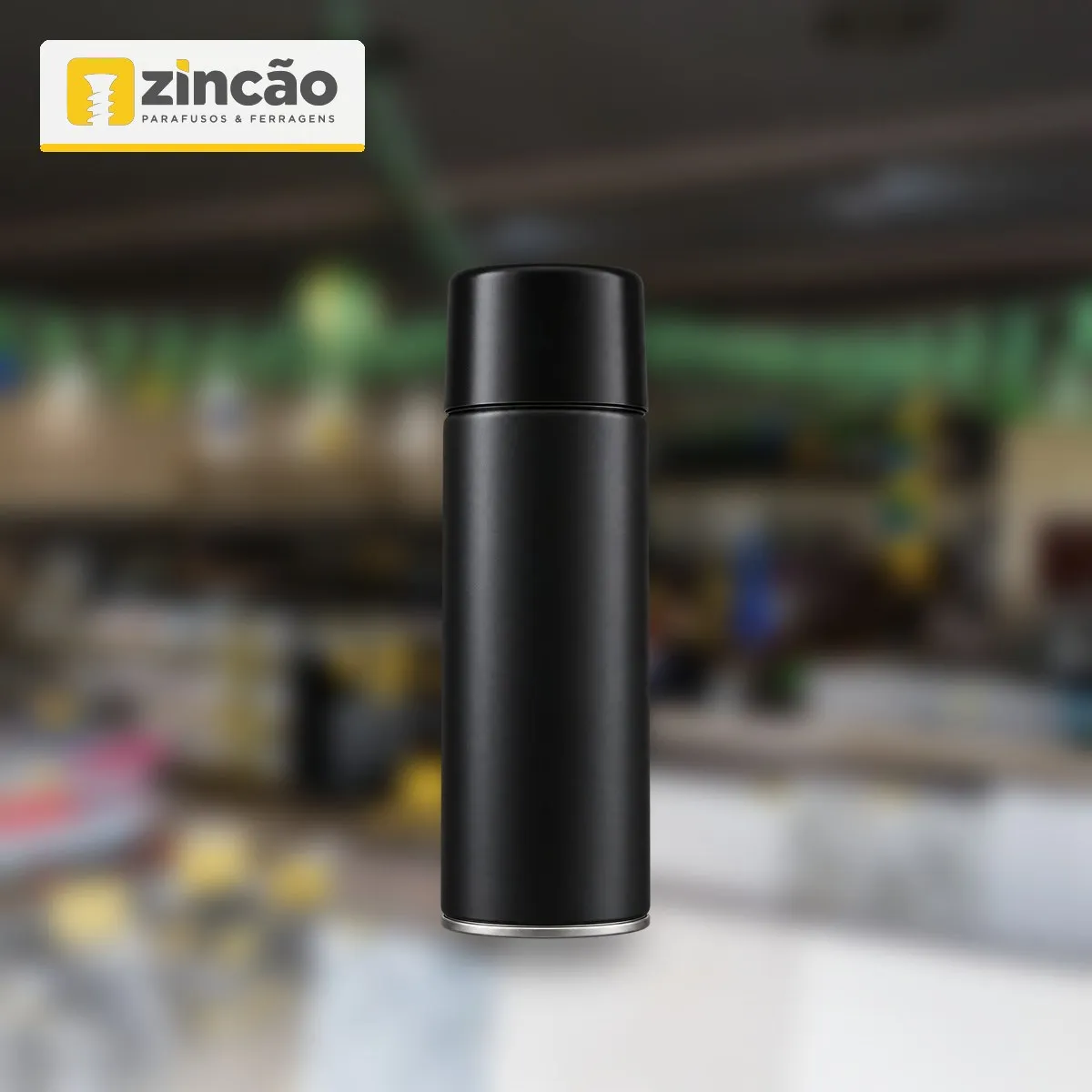 Tinta Spray 400ML UG Preto Fosco Toolcolor