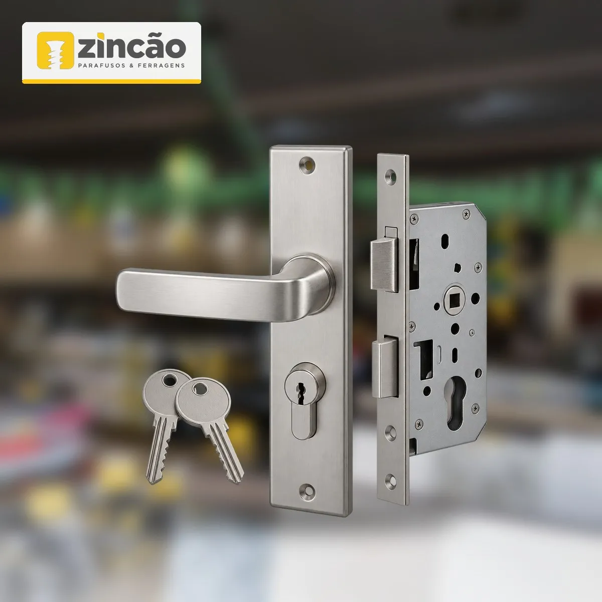 Fechadura Inox Premium Ext 2600 71 IP Alianca