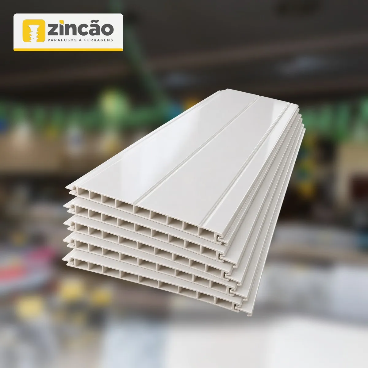 Forro Pvc Germ Branco Gelo Mais Pvc Fardo 18M²