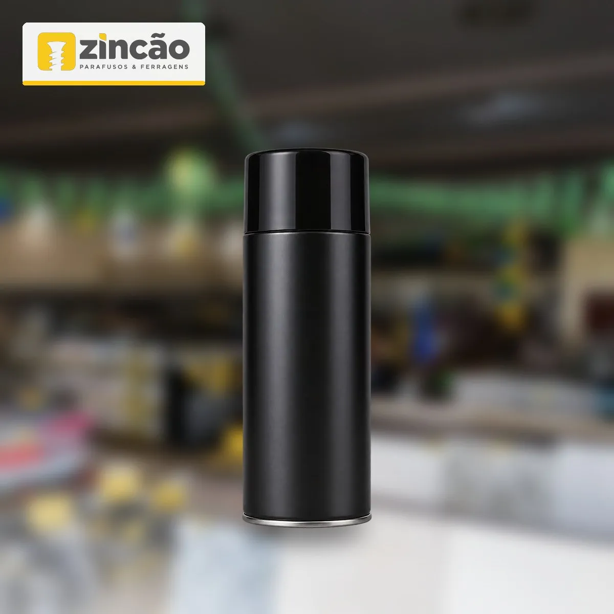 Tinta Spray 400ML UG Preto Bril Toolcolor